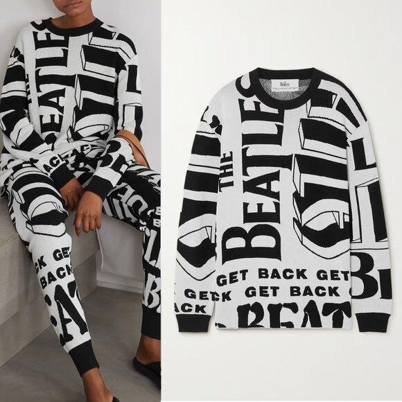 Stella McCartney Beatles Get Back Intarsia Sweater Small - Picture 1 of 8